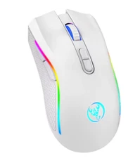 HXSJ T69 Wireless RGB Gaming Mouse - 2.4G Ergonomic 4800DPI 7-Button