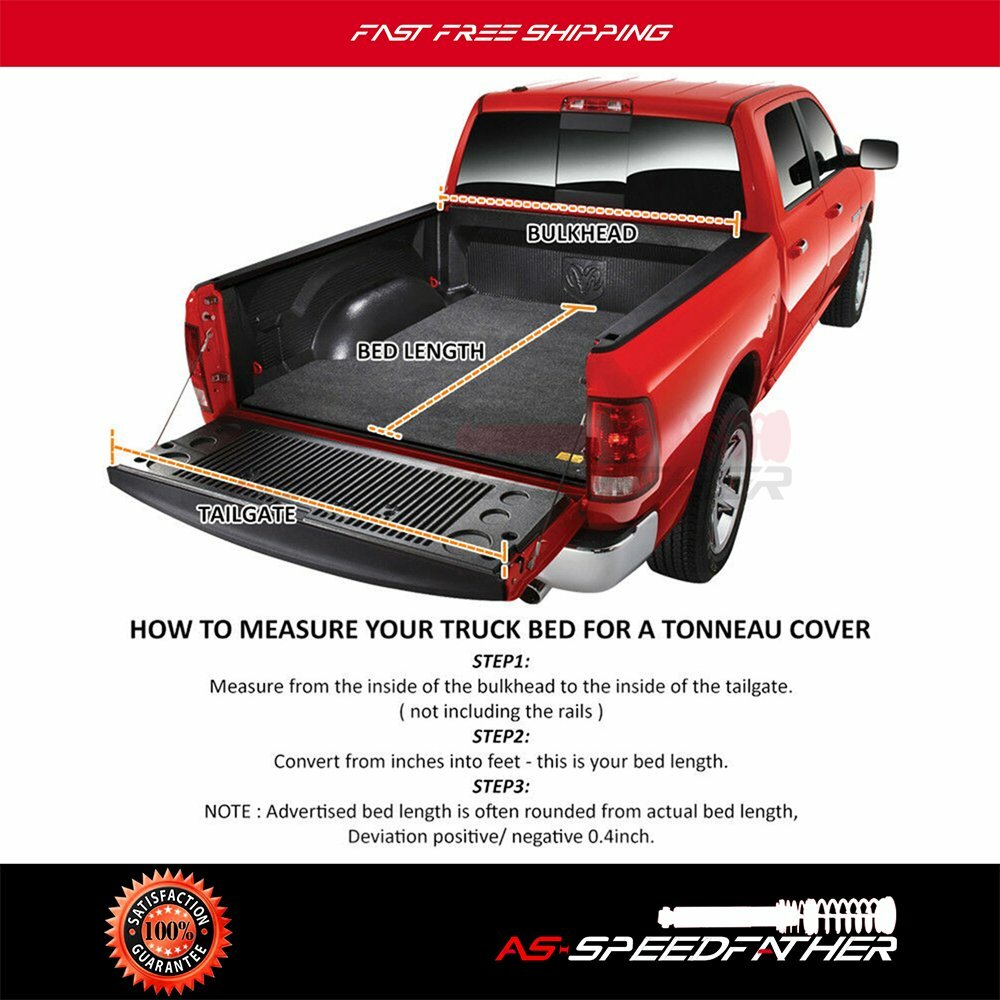 FOR 04-12 CHEVY COLORADO GMC CANYON FLEETSDE 6' BED TR-FOLD SOFT