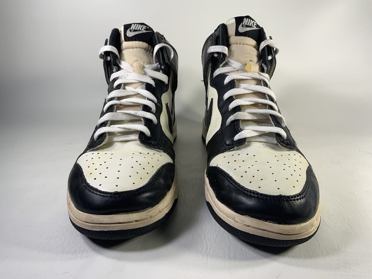 シューズ(男性用) Nike dunk high VNTG 08 Nike Dunk High Vntg High Sail White Blue Mens Size 9 318850-101 | eBay