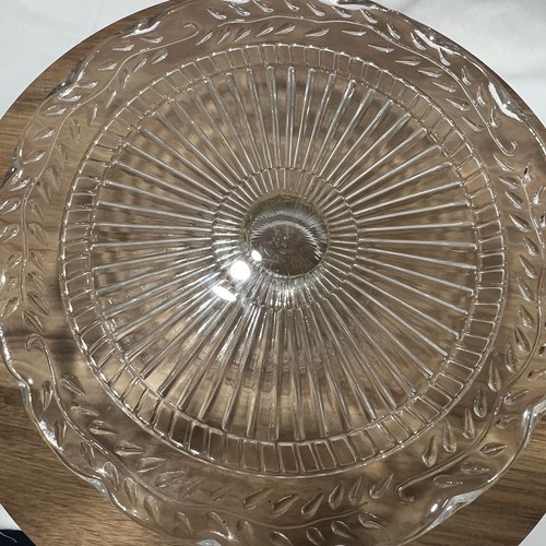 Cake Pedestal Stand, Southern Living at Home Charleston, Vine Design 9.5in - Picture 3 of 7