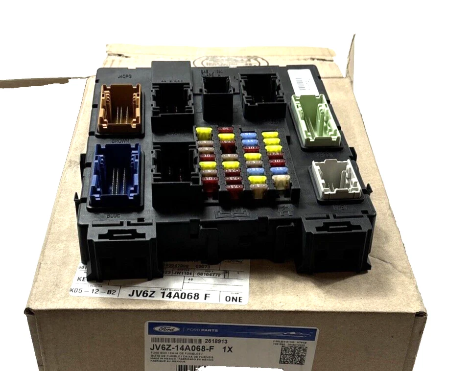 Conjunto de caja de fusibles bloque de conexiones Ford Escape original OEM JV6Z14A068F Foto 2 de 3