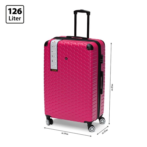 Koffer Reisekoffer 4 Rollen Kofferset 5 teilig Hartschale Trolley S-M-L-XL-XXL - Bild 114 von 169