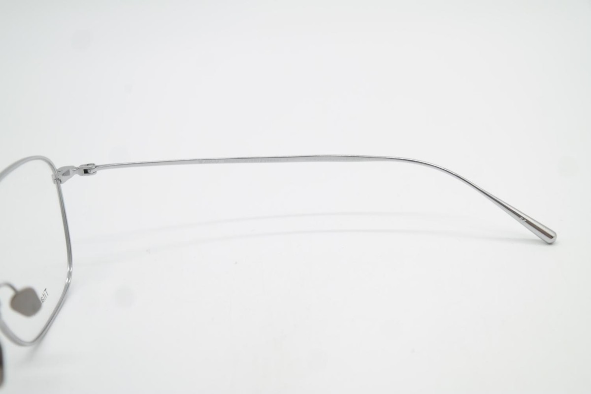Monture De Lunettes JISCO JONQUET En Titane - Argent/Noir Ovale - Neuve Sans Étiquettes