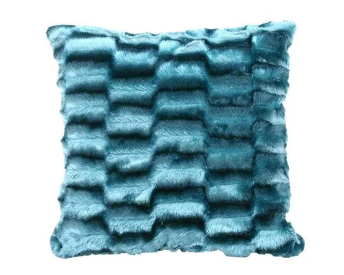 Faux Fur Cushion Covers 17" x 17" Fusion Solace Shiny Cushion Covers 7 Colours - Picture 6 of 8