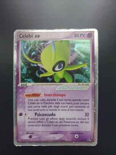 Pokemon Card - Celebi EX - Pop Series 2 17/17 Holo Ita - Ultra Rare 