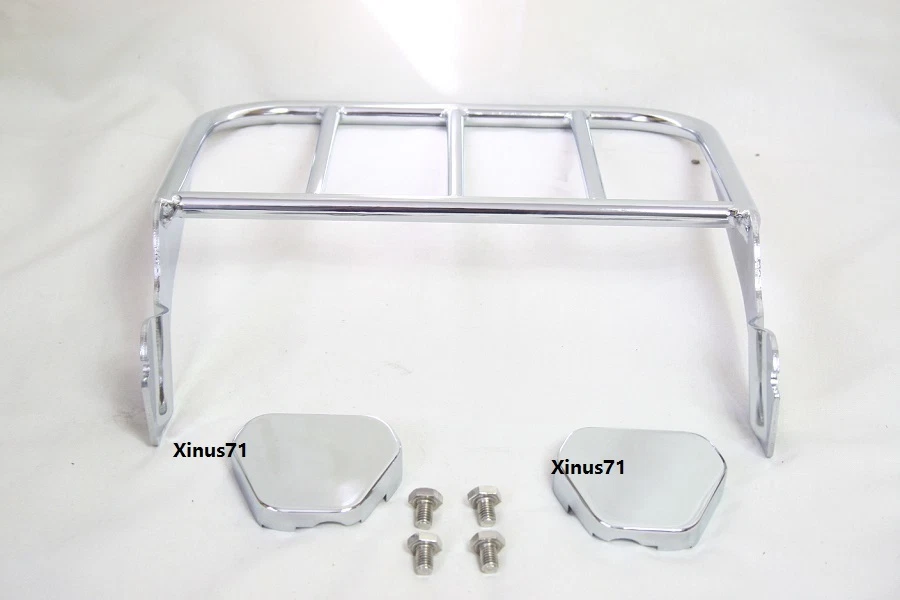 Harley TWO UP багажник для съемного пассажирского Sissy бар вертикальный 98 до 08 - Изображение 4 из 4