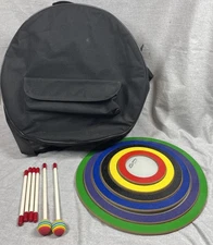 Remo Sound Shapes Circles -  Hand Held Drums - 6 Circles Sizes With Carrying Bag