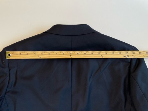 Spier & Mackay Contemporary Blazer Mens 42 Navy Suit Jacket Wool Sports Coat - Picture 9 of 10