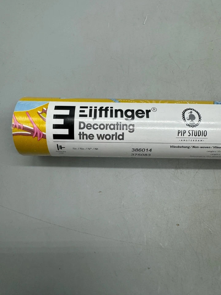 Rollo de papel tapiz floral amarillo Eijffinger Pip Studio 386014 53CM X 10M no tejido Foto 2 de 4