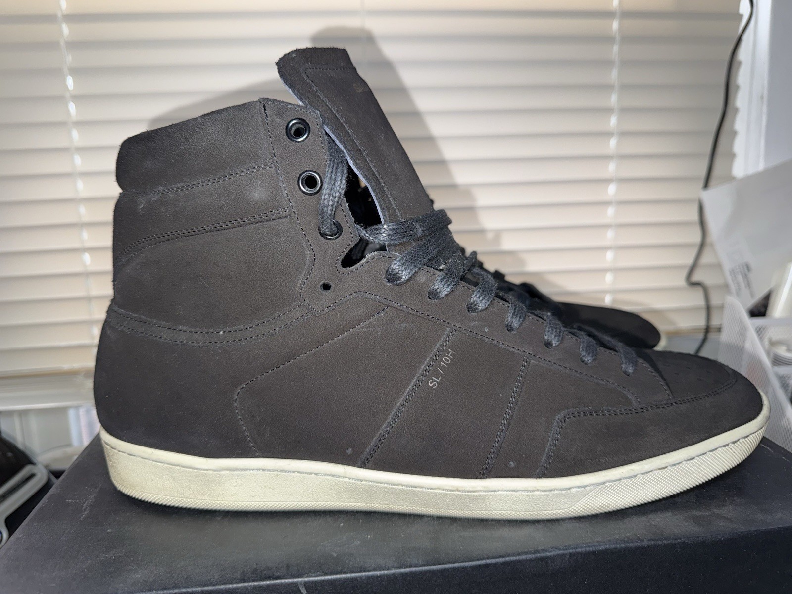 Sneakers alte Saint Laurent SL 10H antracite taglia:13