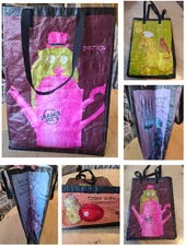 Trader Joe’s Perky Owl UniCorny Reusable Grocery Tote Bag Eco Shopping Rare
