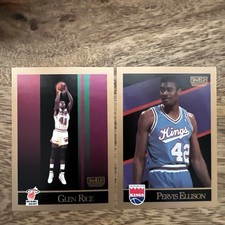1990-91 SkyBox #150 Glen Rice RC Rookie card Miami Heat & Pervis Ellison #246. rookie card picture