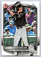 BILLY CARLSON  WHITE SOX   2025 BOWMAN DRAFT #BD-10