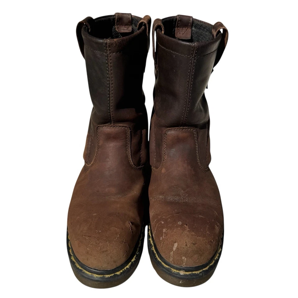 Рабочие ботинки Dr Martens Icon со стальным носком коричневые кожаные M9 L10 промышленные антистатические - Изображение 2 из 4
