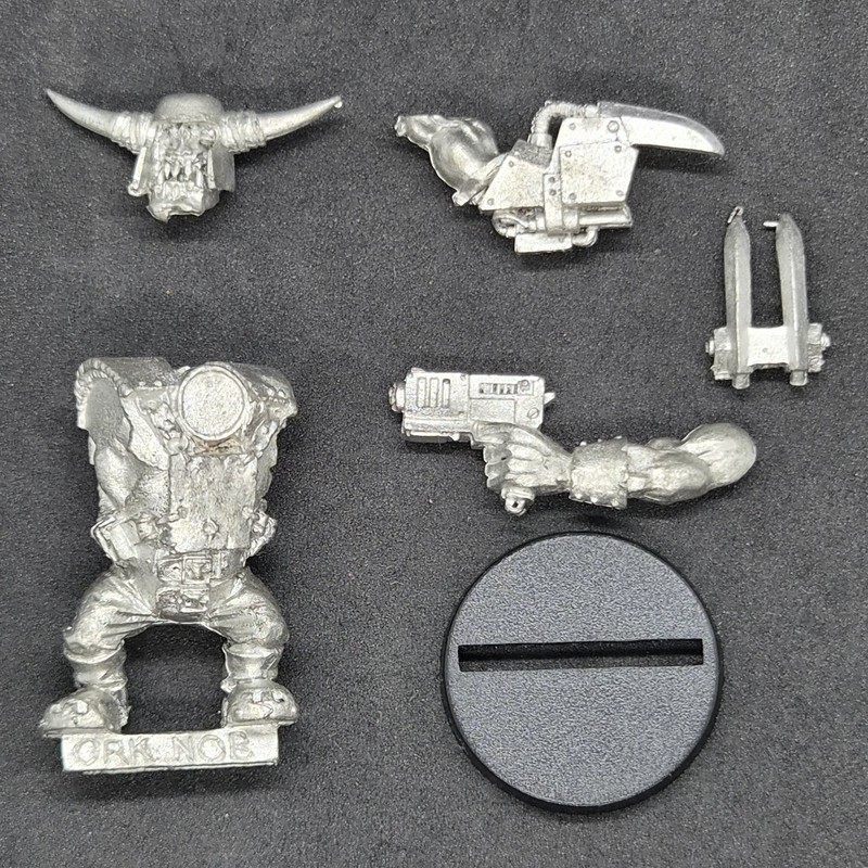 Ork Nob Metal OOP 1998 Warhammer 40k Power Klaw