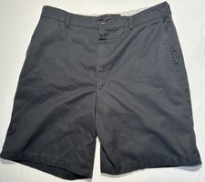 Y2K Red Kap Men  s Work Shorts Gray Flat Front Industrial Uniform Size 36