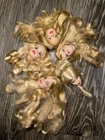 Barbie Doll Heads LOT Vintage for Restoration Label Signature Collector 2 Label