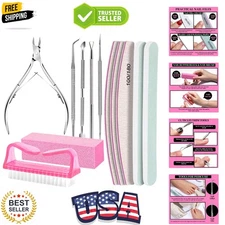 Ultimate Professional Nail Care Kit with Stainless Steel Tools for Home Use