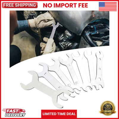Biqing 12PCS Single END Spanner Set,2mm Super-Thin Open Wrench Flat Combination