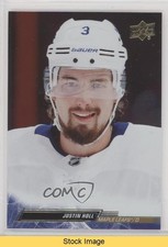 2022-23 Upper Deck Extended Series Silver Foil Justin Holl #632 READ 16vq