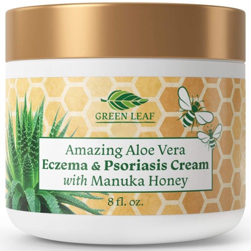 Manuka Honey Eczema Cream Moisturizing Lotion Treatment For Psoriasis Relief ...