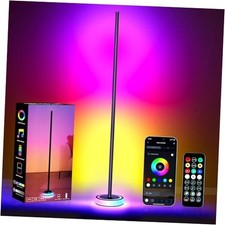 Corner Floor Lamp - Smart RGBICW LED Corner Lamp with App  Remote Control, 16