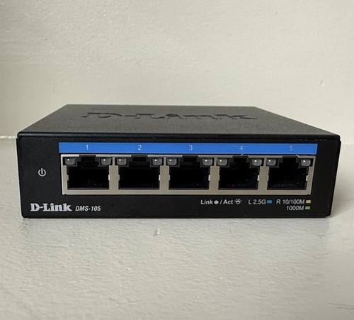 D-Link DMS-105 2.5GB 5 Port Unmanaged Gaming Switch - 第 1/5 張圖片