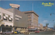 Downtown Street Scene-Fourth Avenue-SANTA ROSA, California