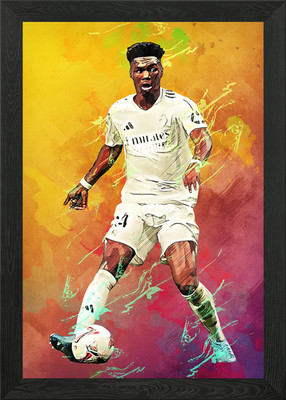 Aurelien Tchouameni Framed Wall Art Poster Canvas Print Picture