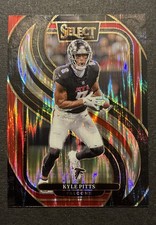 2024 Panini Select - Premier Level Kyle Pitts #178 Black & Red Shock Prizm