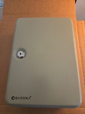 Barska 48 Key Hook Wall Mount Cabinet Safe w/ Key Lock, Missing Key