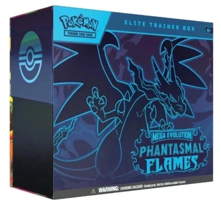Pokémon Mega Evolución Llamas Fantasmales Elite Entrenador Caja ETB NUEVO Envíos 11/14