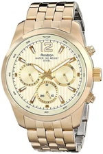 New Armitron Men’s Gold Tone Quartz Multifunction Watch 20/4991 GP