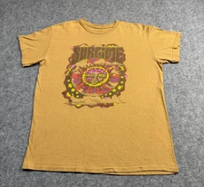 Sublime Rock Band Concert Tour Yellow Sun Clouds Baggy Medium Cotton Shirt