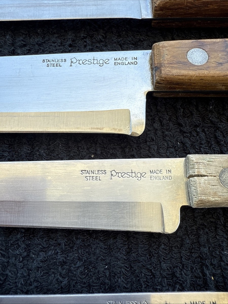 5 PCs Knives Stainless Steel PRESTIGE Made In England | eBay