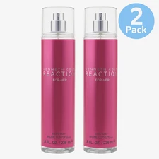 Kenneth Cole Reaction For Her Body Mist 8oz 2 Pack New