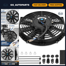 12 Universal 12v Electric Radiator Cooling Fan Kit - High Performance Black 12 Universal 12v Electric Radiator Cooling Fan Kit - High Performance Black