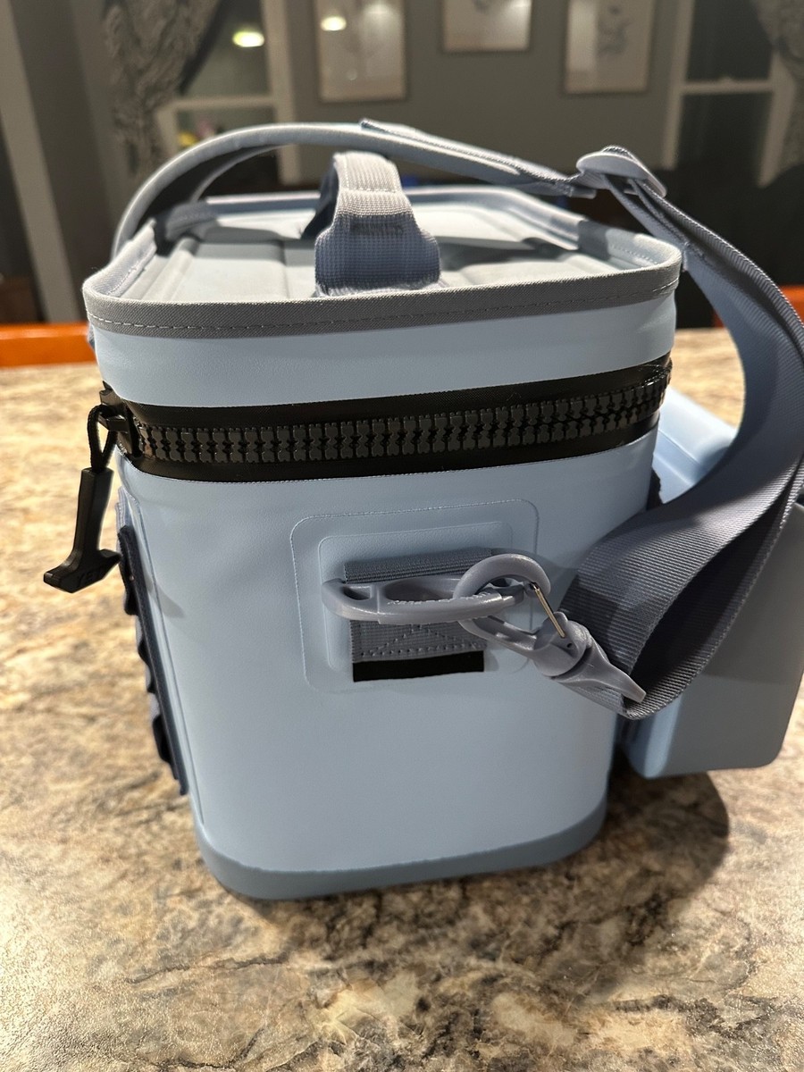 yeti hopper flip 8 soft cooler big sky blue with 3L sidekick | eBay