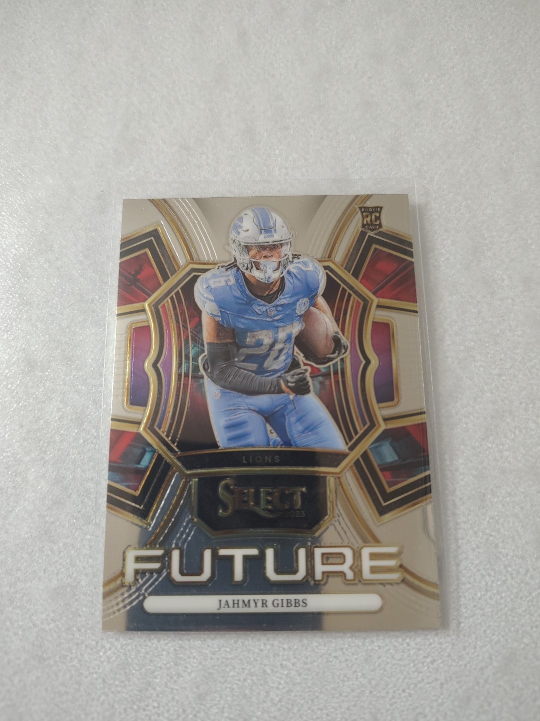 2023 Panini Select Future Jahmyr Gibbs #FUT-JGI Silver Prizm (RC)
