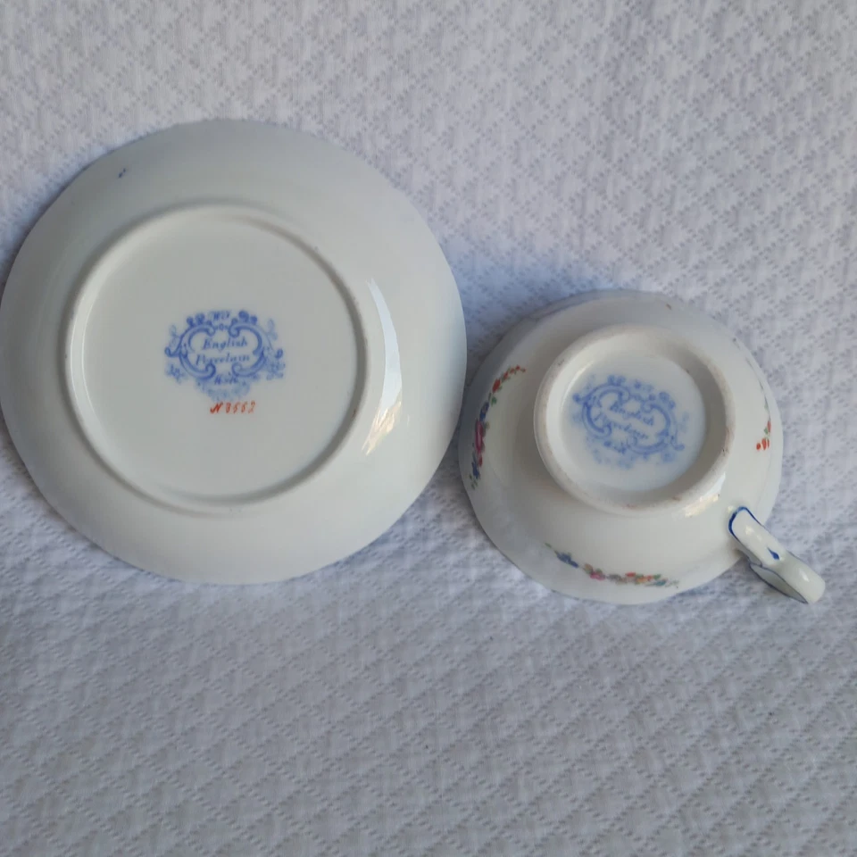 Minton English Porcelain – Tasse ancienne – Décor n° 3552- XIXe - Photo 4/4