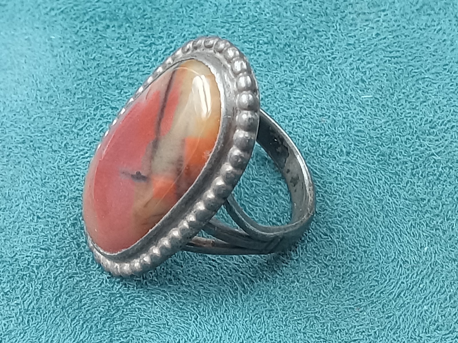 Sterling Silver Native American Unique Carnelian … - image 3
