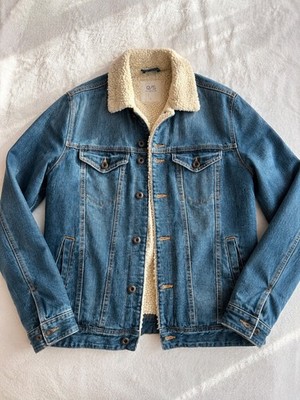 QS by s.Oliver Jeansjacke mit Teddyfutter Gr. L