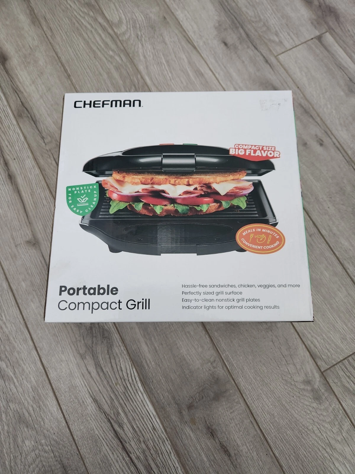 Portable Compact Grill Panini Press, Sandwich Maker, Nonstick Electric Griddle
Opens in a new window