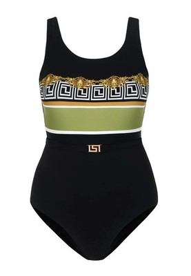 Marc & Andre Paris SWIM BAROQUE TWIST Badeanzug geformt 42 E Gr.85E UK 16 / 38DD