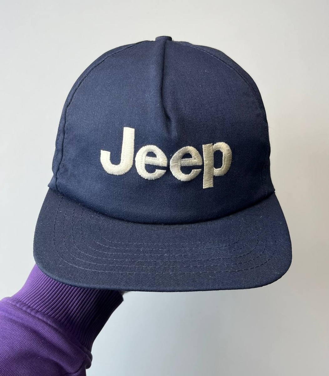 Jeep Mopar Collection Vintage Snapback Cap Made in USA Navy One