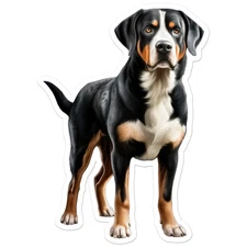 Greater Swiss Mountain Dog - Vinyl Decal Sticker - Car Window Laptop - ebn12171