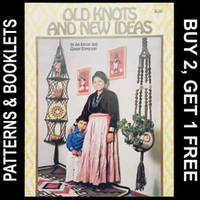 Vintage Inman & Epperson's "Old Knots and New Ideas" Macrame Projects ©1976