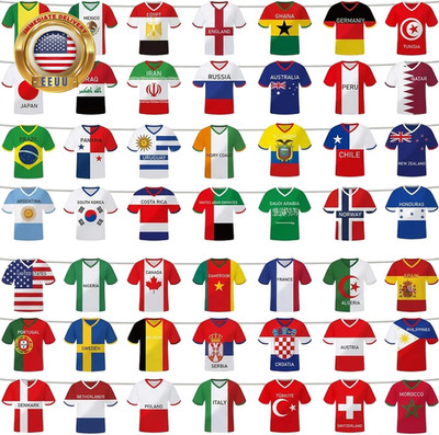 World Cup 2026 Decorations, World Cup Decorations, 49 Countries Bunting Banner f
