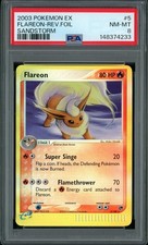 2003 Pokemon Flareon 5/100 Reverse Foil/Holo EX Sandstorm PSA 8 NM-MT NEAR MINT! on eBay