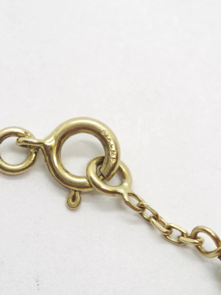 Armband Perle 585 er Gelbgold 19 cm - Bild 2 von 3